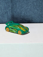 Hot Wheels Technetium Green Diecast Car | Nitrobot Attack Set Exclusive | Track