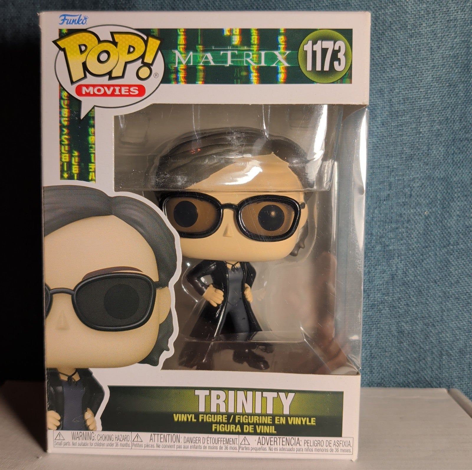 Funko Pop! Movies Matrix Trinity 1173 Vinyl Figure Resurrections with Protector