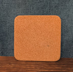 Christmas Tree Cork Back Coaster Holiday Decor Single