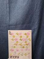 Set of 3 FolkArt One Stroke Painting Worksheet Packs | Flowers #4219 | Reusable