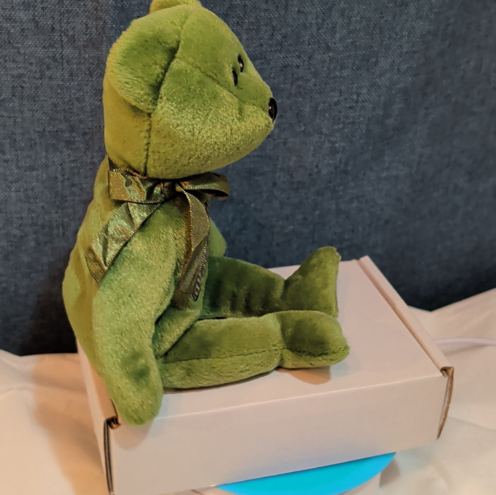 Ty Beanie Baby 2.0 Luckier the Irish Bear Green Shamrock 8" Plush