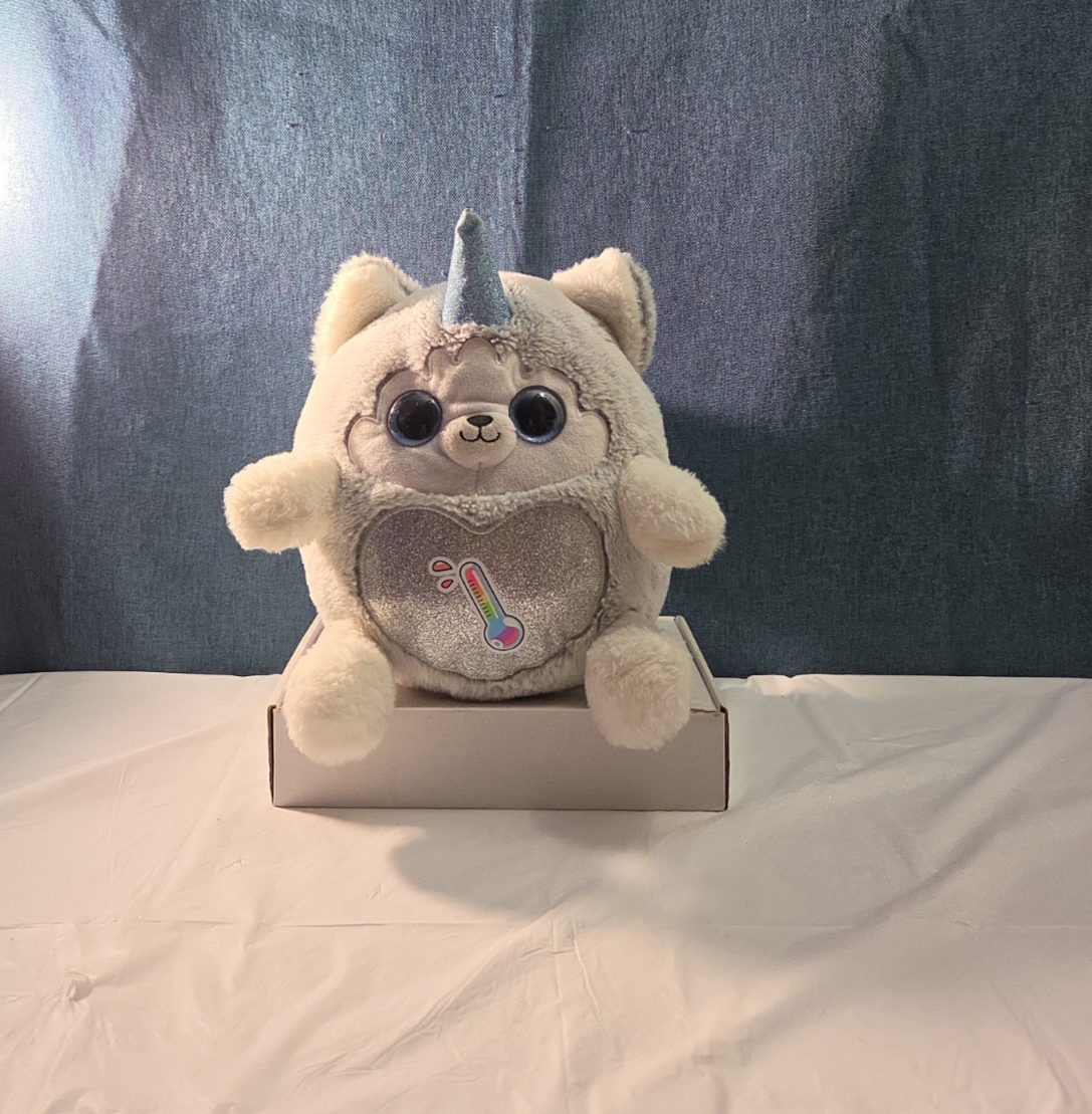 ZURU Rainbocorn Puppycorn Rescue Husky Plush 10" Houdini Thermometer
