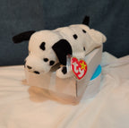 Ty Beanie Baby Dotty the Dalmatian Dog 1996 PVC Pellets Mint with Tags MWMT