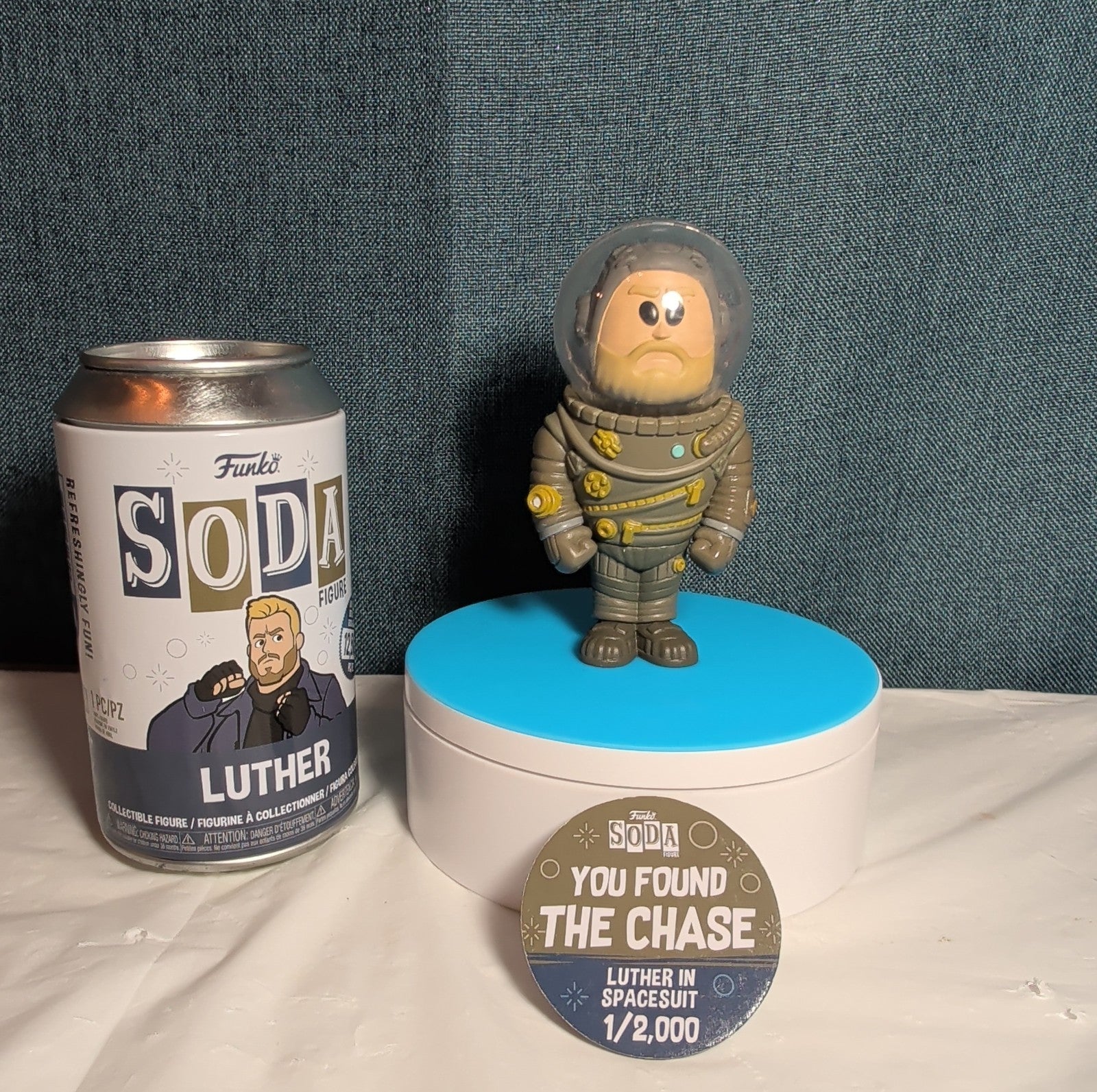 Funko Soda Luther Spacesuit Chase Vinyl Figure 1/2000
