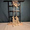 Cascading Cluster Bib Collar Necklace & Matching Two-Tier Drop Earring Set.