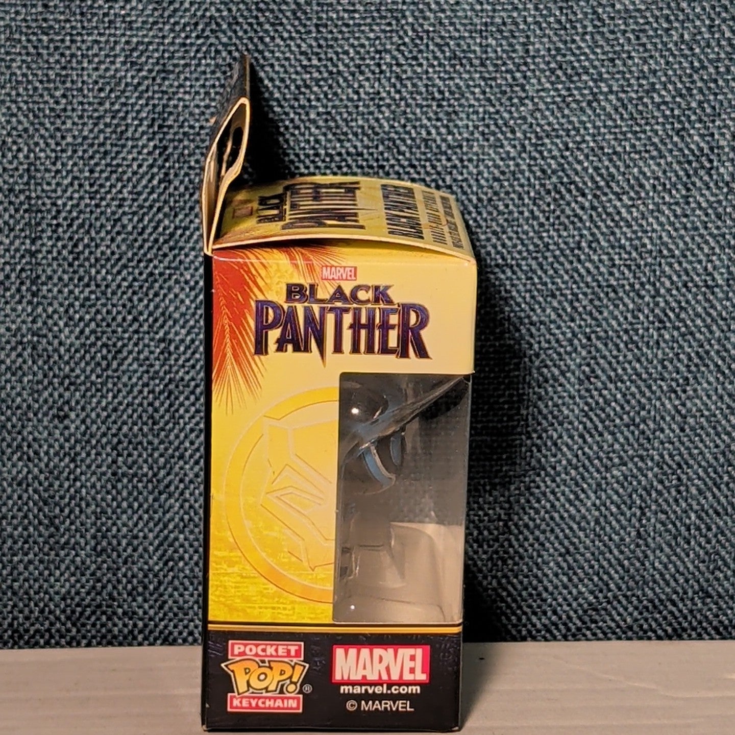 Funko Pocket POP Keychain Marvel Black Panther Glow in the Dark GITD Bobble Head