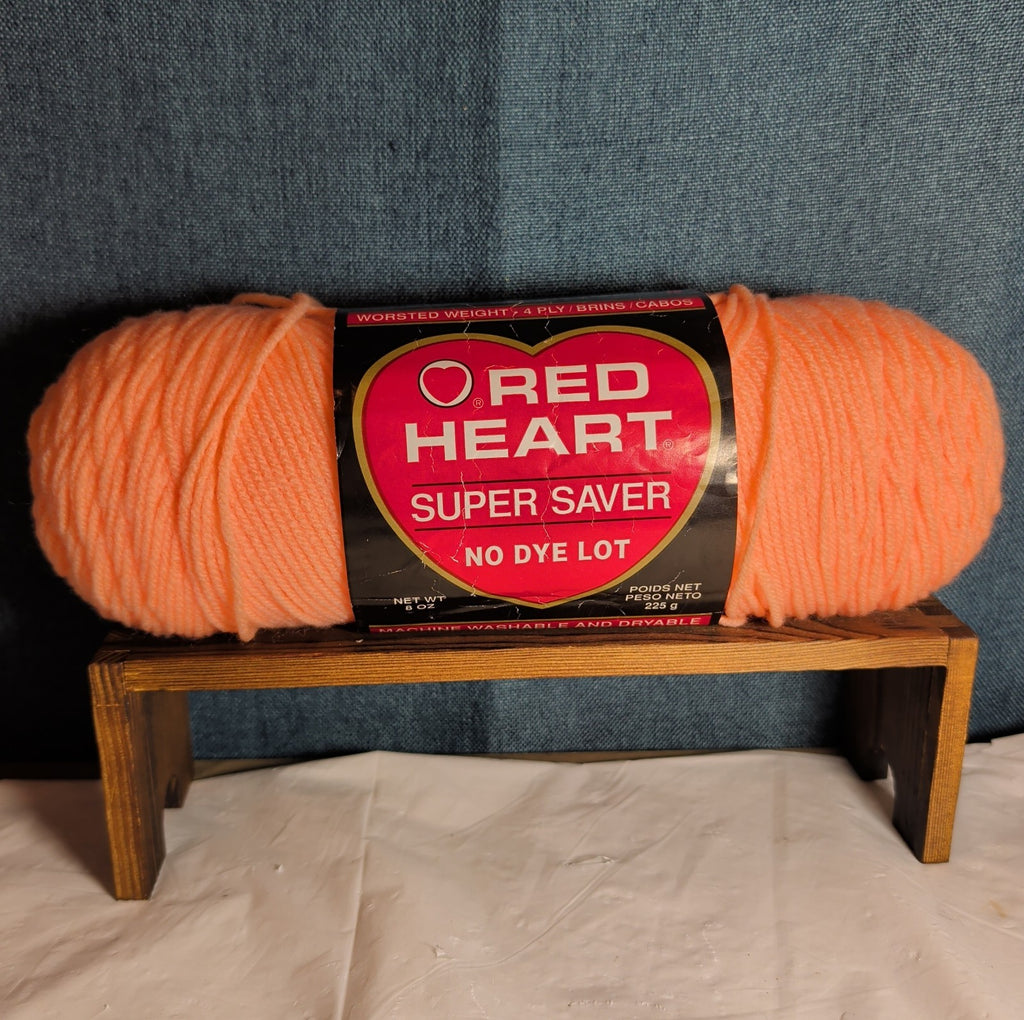 Red Heart Super Saver Light Coral Yarn 8oz