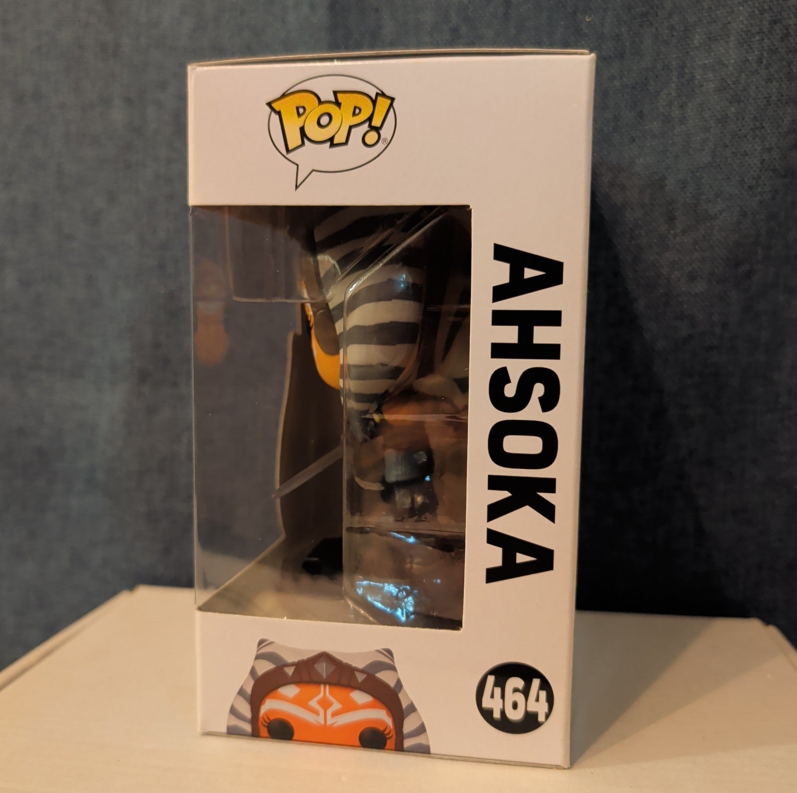 Funko POP Star Wars Ahsoka 464 The Mandalorian Dual Sabers in Box with Protector