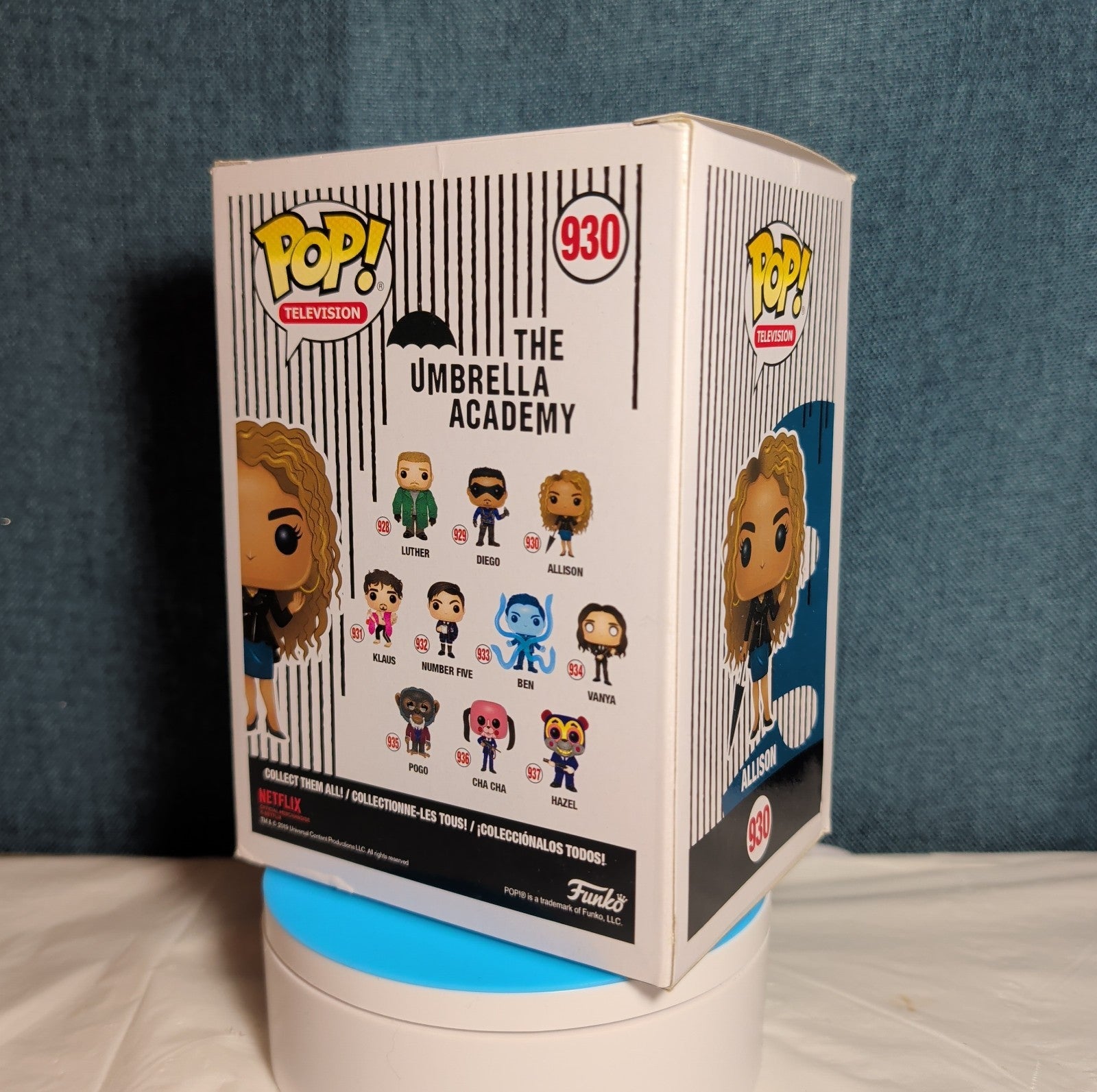 Funko Pop Television Umbrella Academy Allison 930 Vinyl with Box in Protector