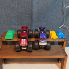 Hot Wheels Monster Trucks Race Bundle Crush Cars Diecast Y2K Mixed with Demo Car