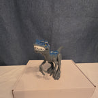 Chap Mei Dino Valley Velociraptor Figure Blue Stripe Replacement Animal Planet 7