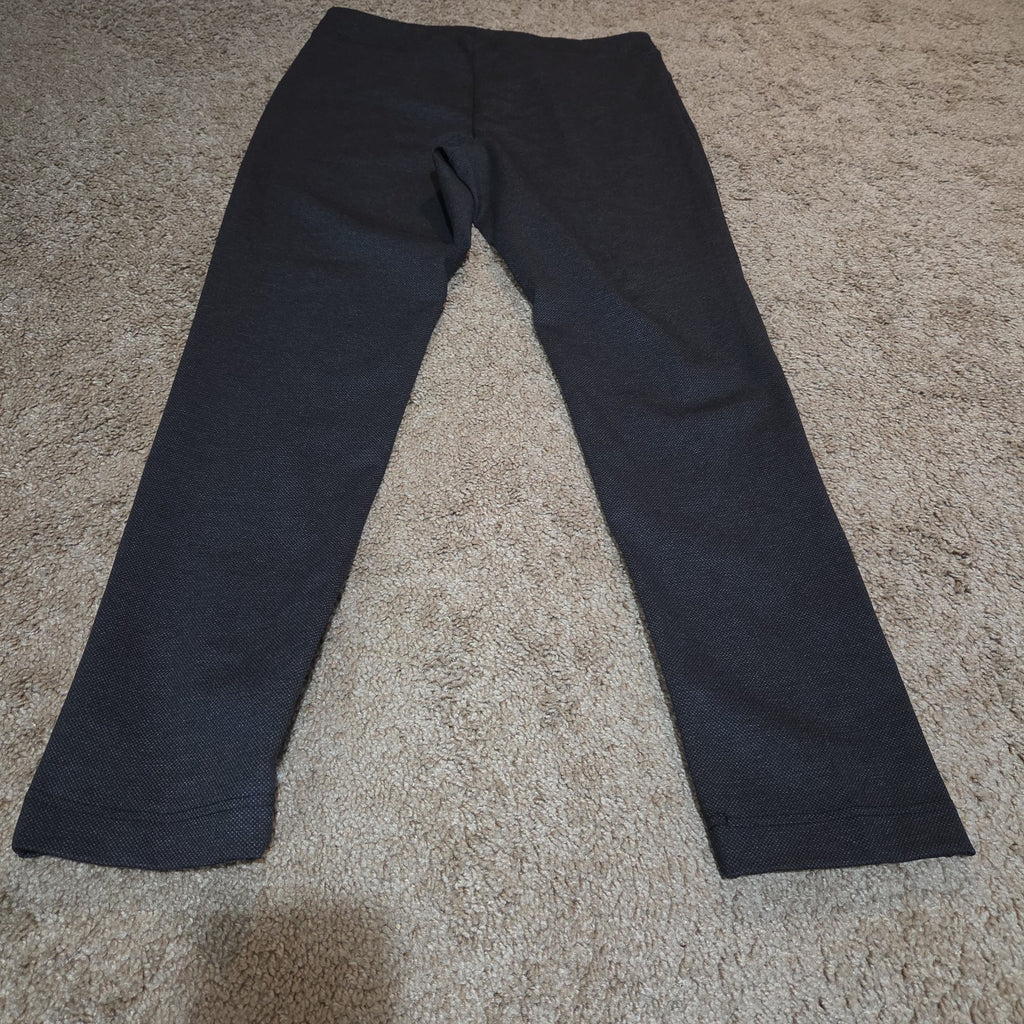 Calvin Klein Pants Womens M Black Slim Fit Ankle Stretch Elastic