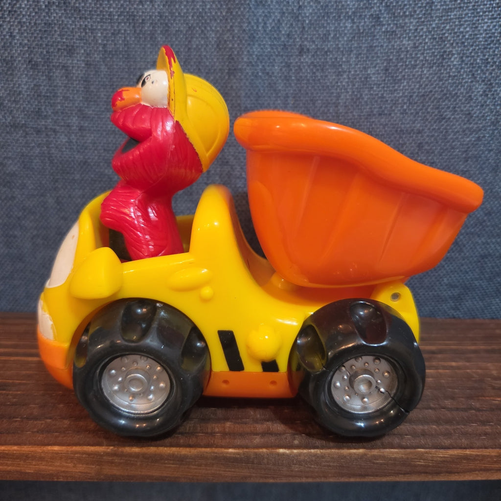 Sesame Street Elmo Dump Truck Plastic Construction Toy 2001
