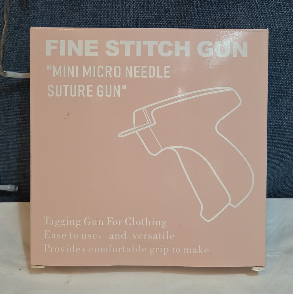 Fine Stitch Tagging Gun Micro Needle Fastener Clothing Tool Blue New OB