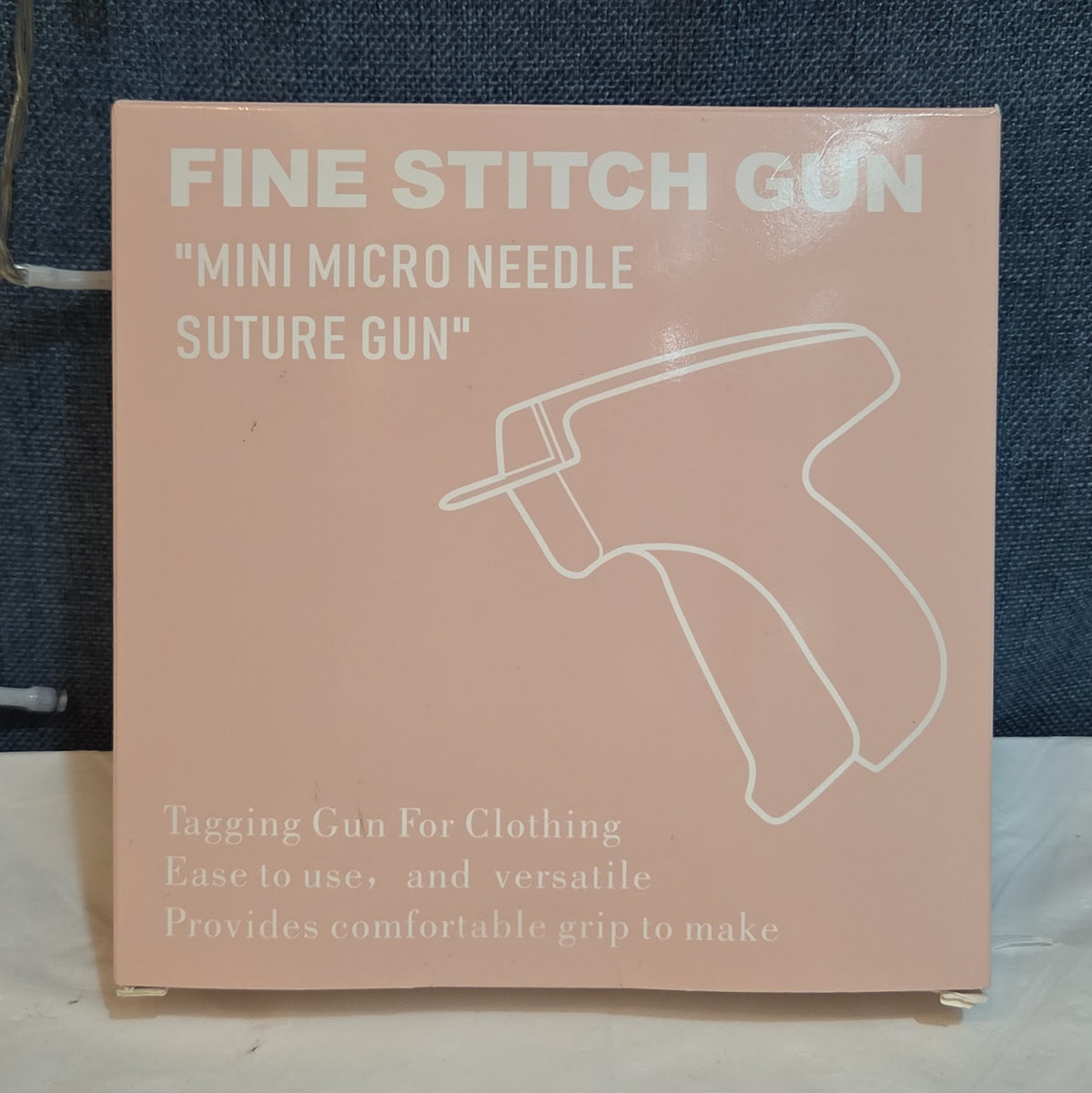 Fine Stitch Tagging Gun Micro Needle Fastener Clothing Tool Blue New OB