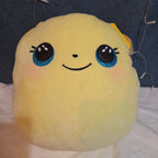 TY Squish-a-Boos Buttercup 10in Yellow Bear Plush Pillow 2021 NWT