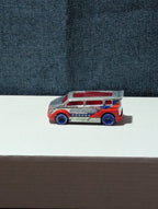Hot Wheels Speed Box (2012) | Red White & Blue "Super Chromes" |Diecast Van