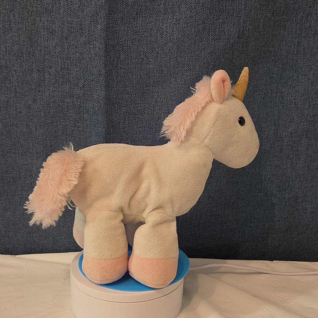 Manhattan Toy White Pink Unicorn Plush Rainbow Stars