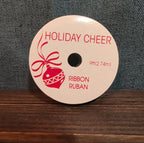 Michaels Holiday Cheer Ribbon Burgundy Christmas Tree 9ft NWT
