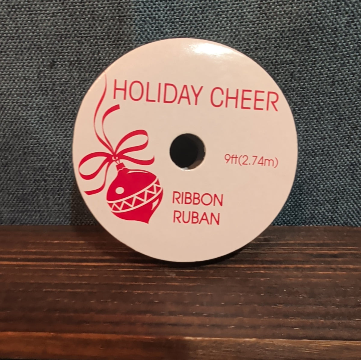 Michaels Holiday Cheer Ribbon Burgundy Christmas Tree 9ft NWT