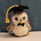 Ty Beanie Baby Smarter Owl Graduation 2002 Retired Mint Plush With Tag