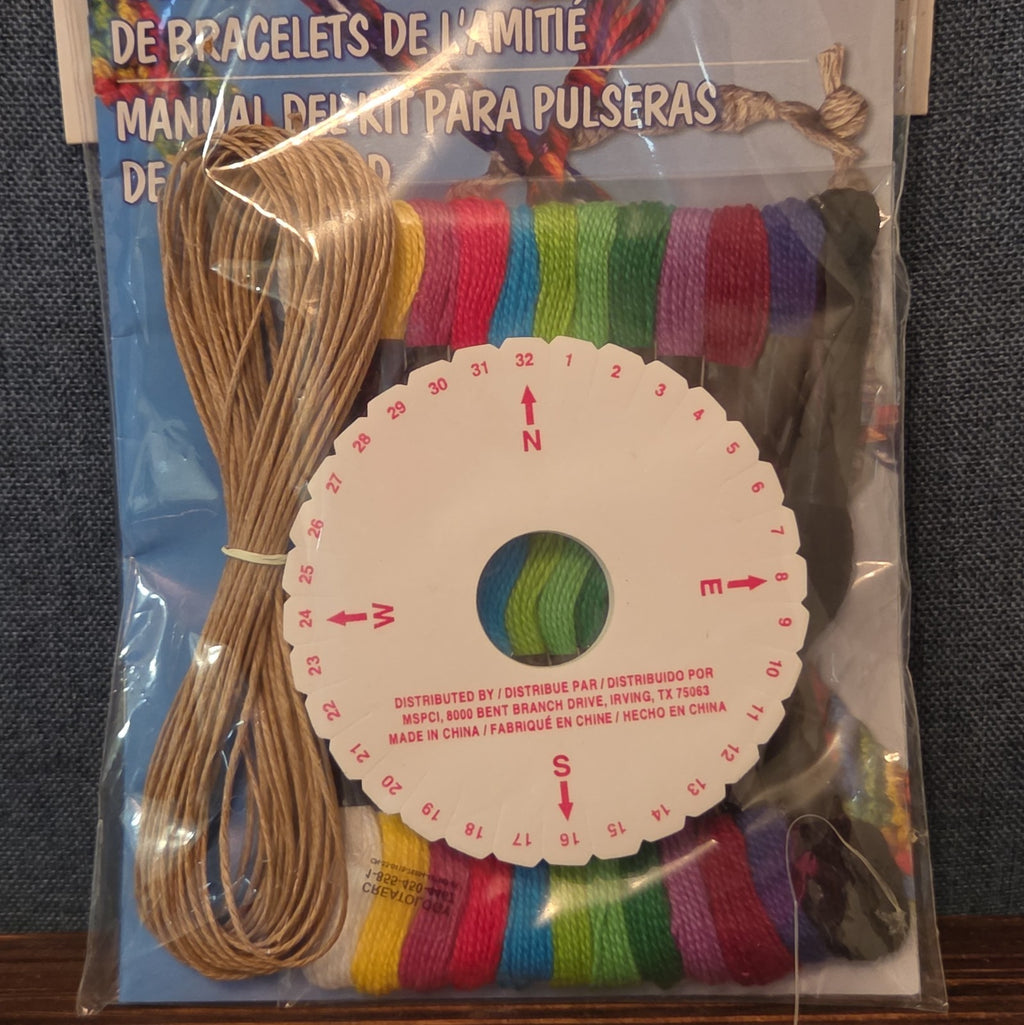 Creatology Friendship Bracelet Kit 15Pc Floss Hemp Wheel Y2K Craft