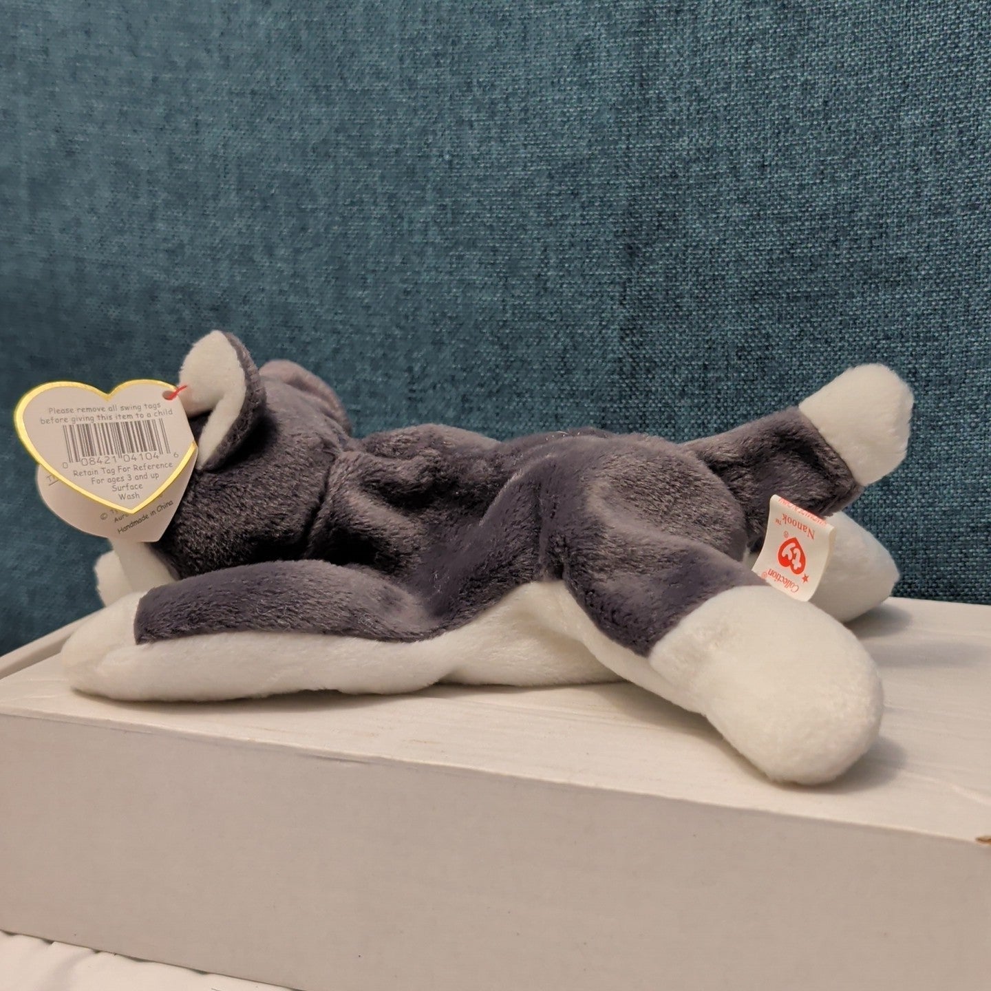 TY Beanie Baby NANOOK Husky Dog 1996 | MWMT Mint Tags | Fareham Hants Star