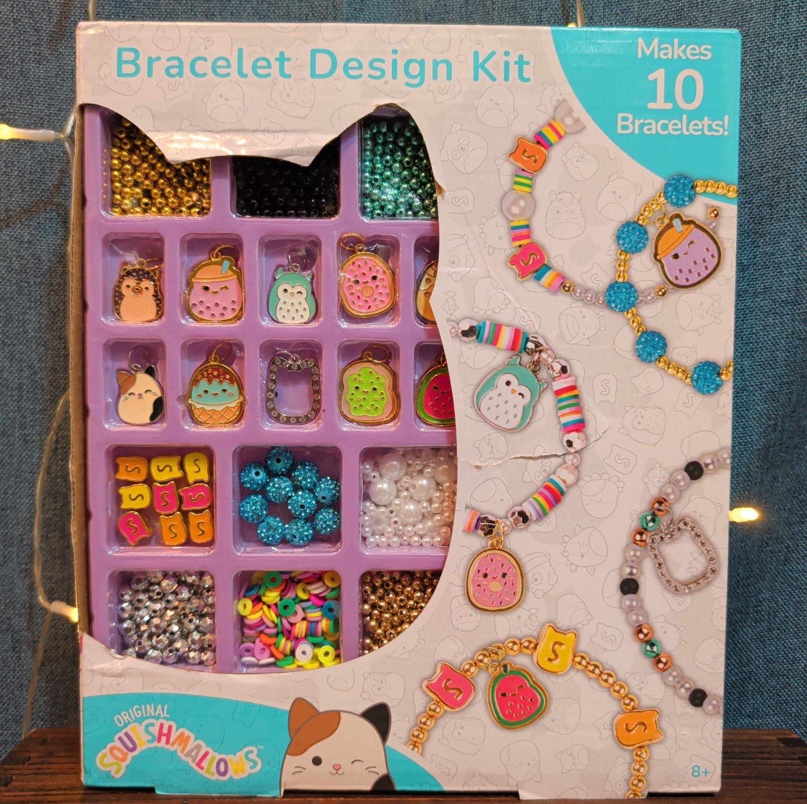 Squishmallows Bracelet Design Kit Enamel Charm Beads 2024 NIB