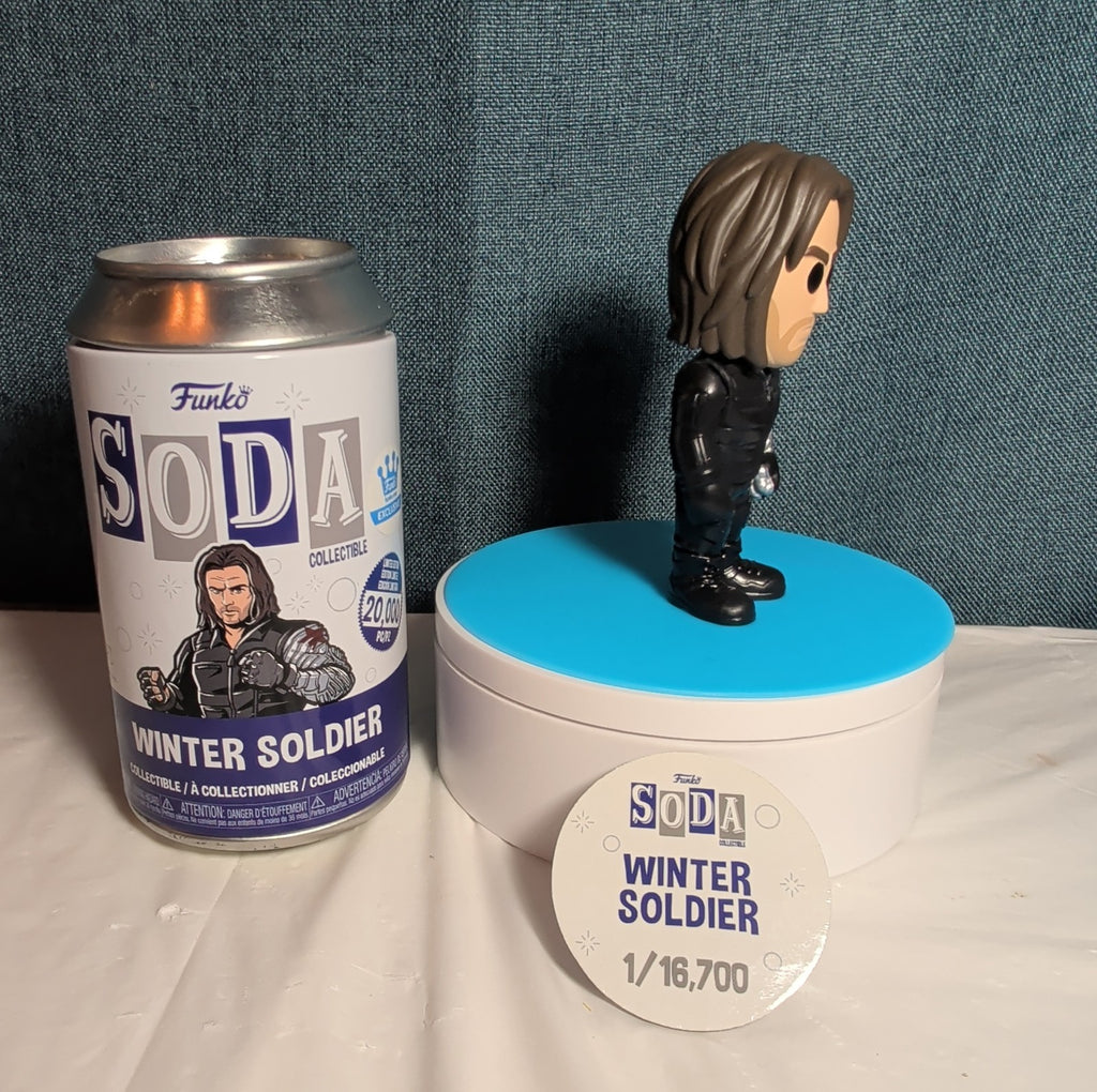 Funko Soda Winter Soldier Marvel MCU Vinyl Figure 1/16,700 w Can