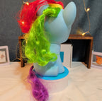 Hasbro My Little Pony Rainbow Dash 9" Glitter Wings Sitting 2018