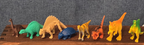 Mini Plastic Dinosaur Figure Lot 8 Prehistoric Toys