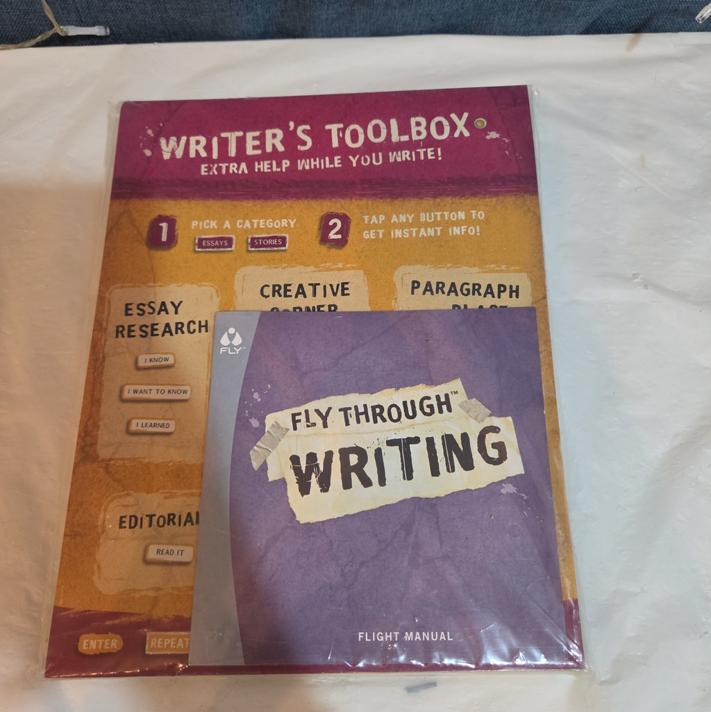 LeapFrog FLY Pentop Writer's Toolbox Cartridge Notebook 2005 Y2K Tech Sealed