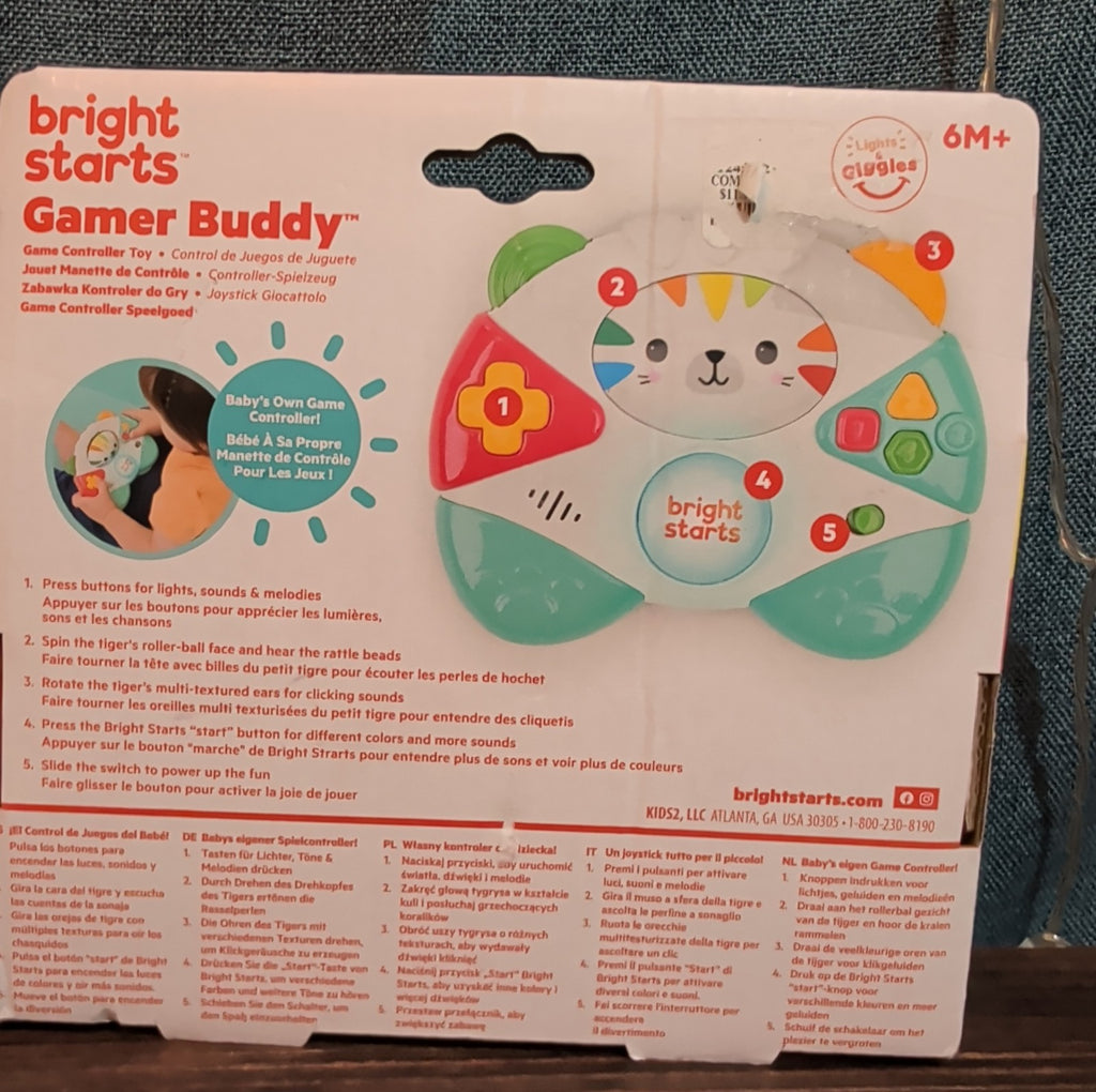 Bright Starts Gamer Buddy Baby Toy Controller
