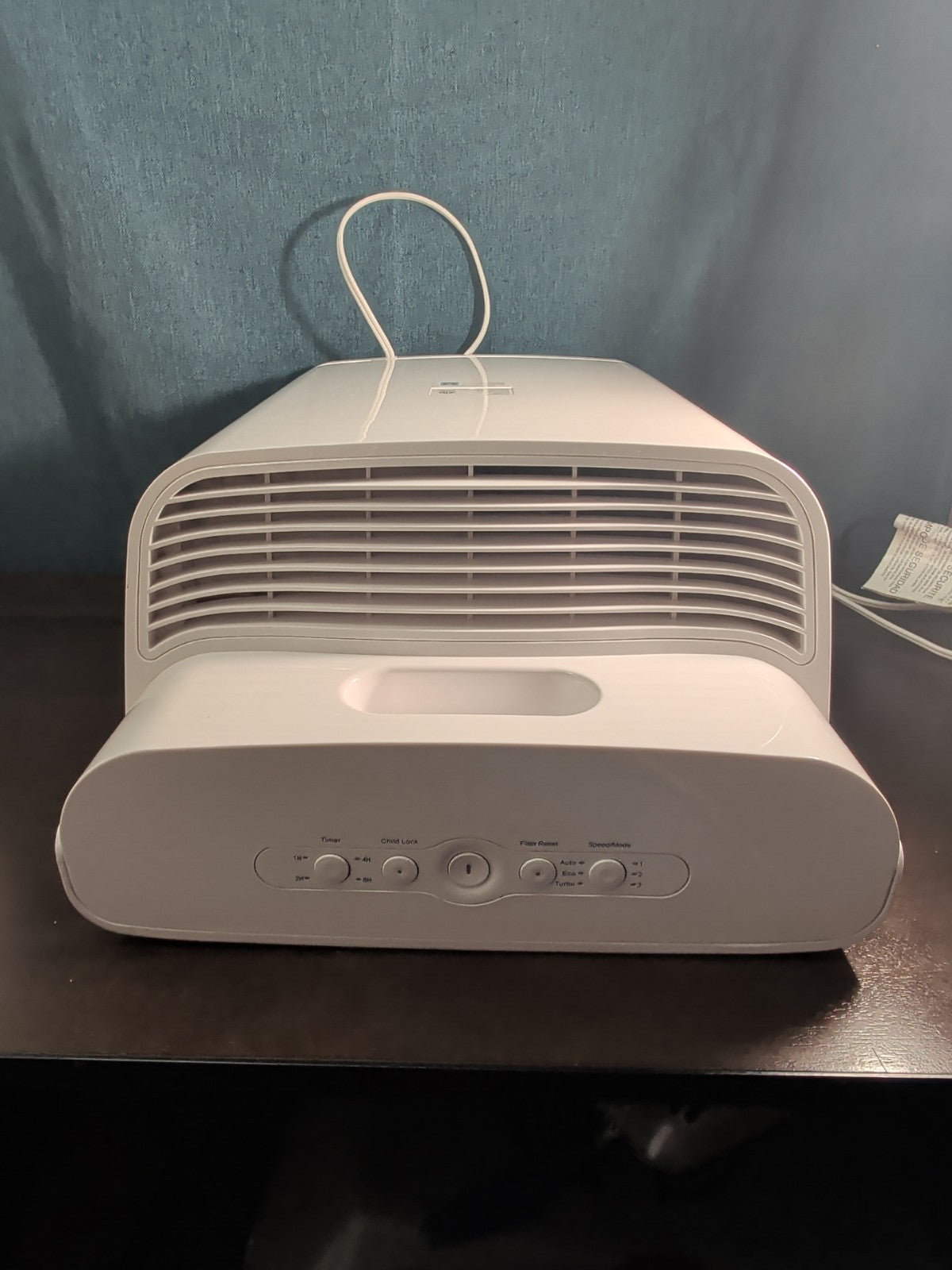 Okaysou AirMax 10L Pro Air Purifier HEPA 5-Stage 1000sq ft Room White Working