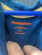 Nickelodeon SpongeBob SquarePants Shirt Boys Size 6 Weird Vibes Only Blue Tee