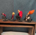 Disney Infinity 1.0 Incredibles 4 Figure Lot Syndrome Dash PVC Loose