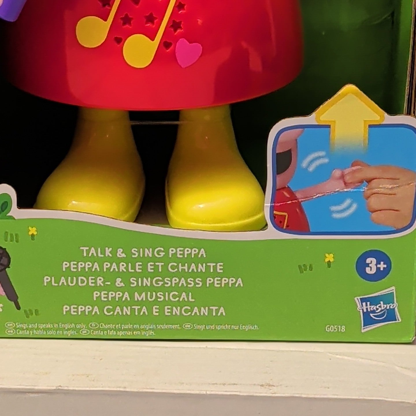 Hasbro Peppa Pig Talk & Sing Peppa Doll Musical 50+ Sounds Songs New Sealed