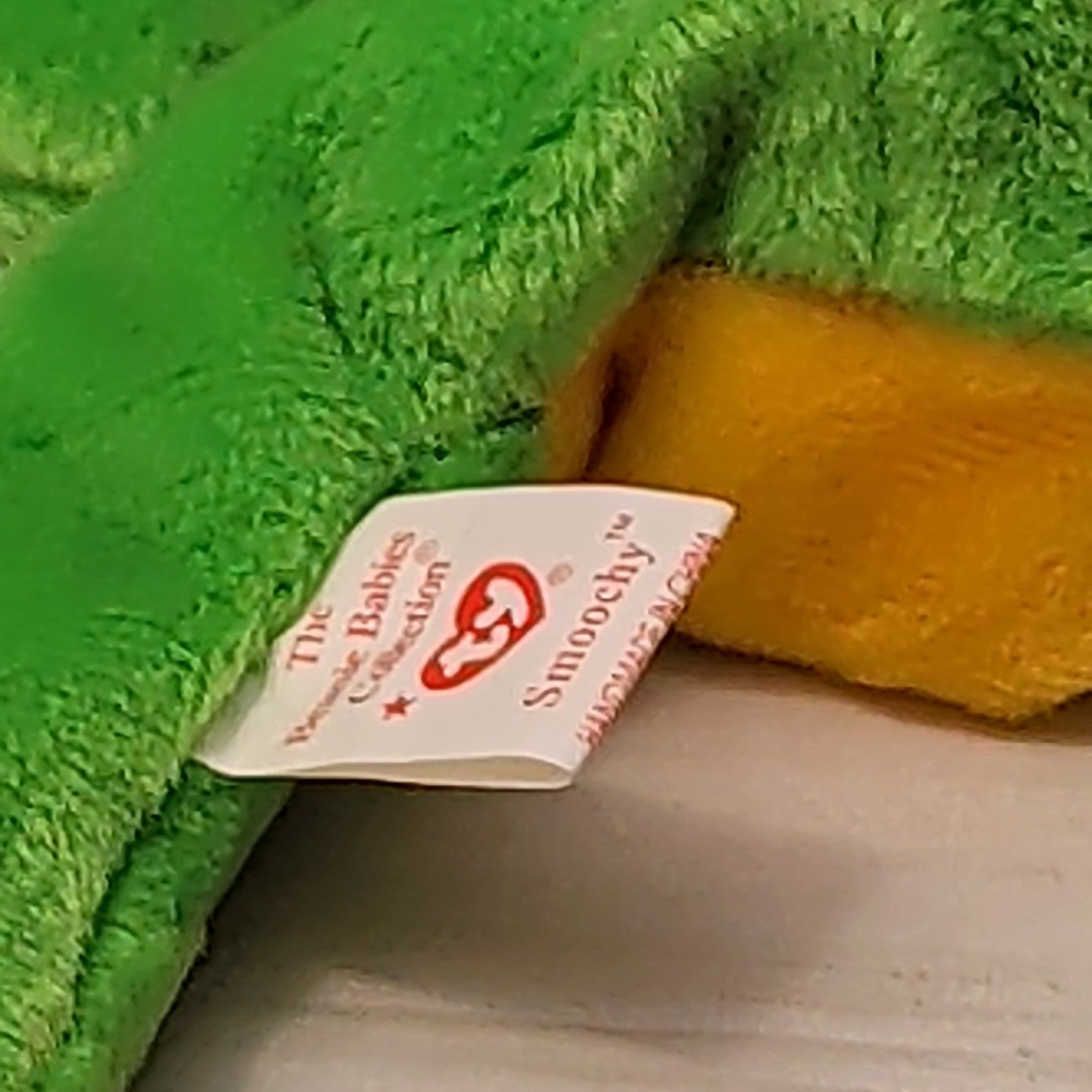 TY Beanie Baby SMOOCHY the Frog 1997 | MWMT Mint Tags | Retired Felt Mouth