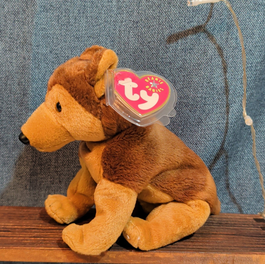 Ty Beanie Baby Courage German Shepherd Flag Plush