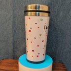 Teacher Work of Love Travel Tumbler 20oz Stainless Acrylic Hot Cold Cup