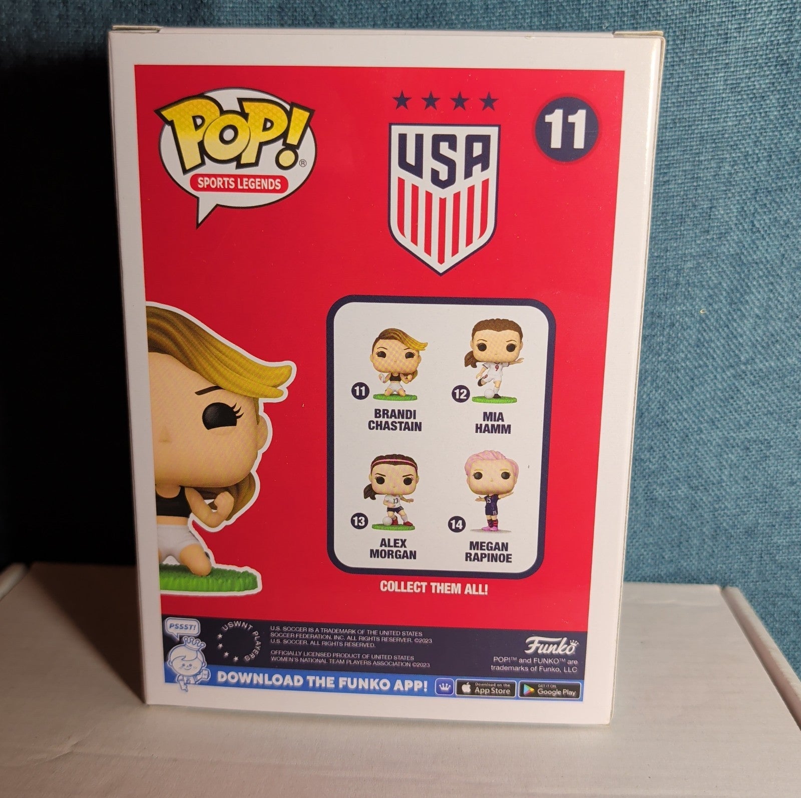 Funko Pop! USA Women's National Team Brandi Chastain Vinyl Figure #11 NIB