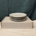 Set of 4 Sea Gull Fine China Saucers 6" | Jian Shang Gold Trim | Replacement