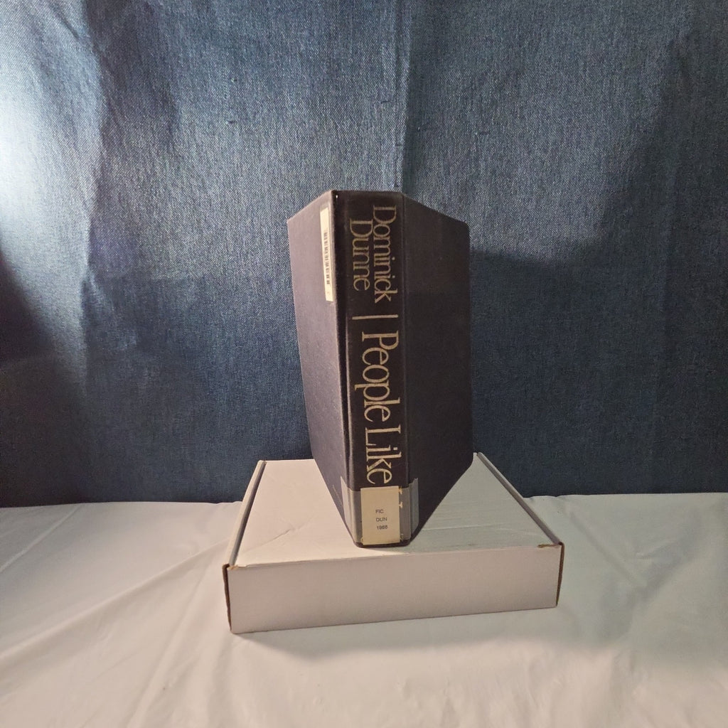 People Like Us Dominick Dunne 1988 Hardcover Vintage Ex-Library Reading Book