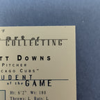 2000 Topps Gallery - Students of the Game Scott Downs #148 (RC)