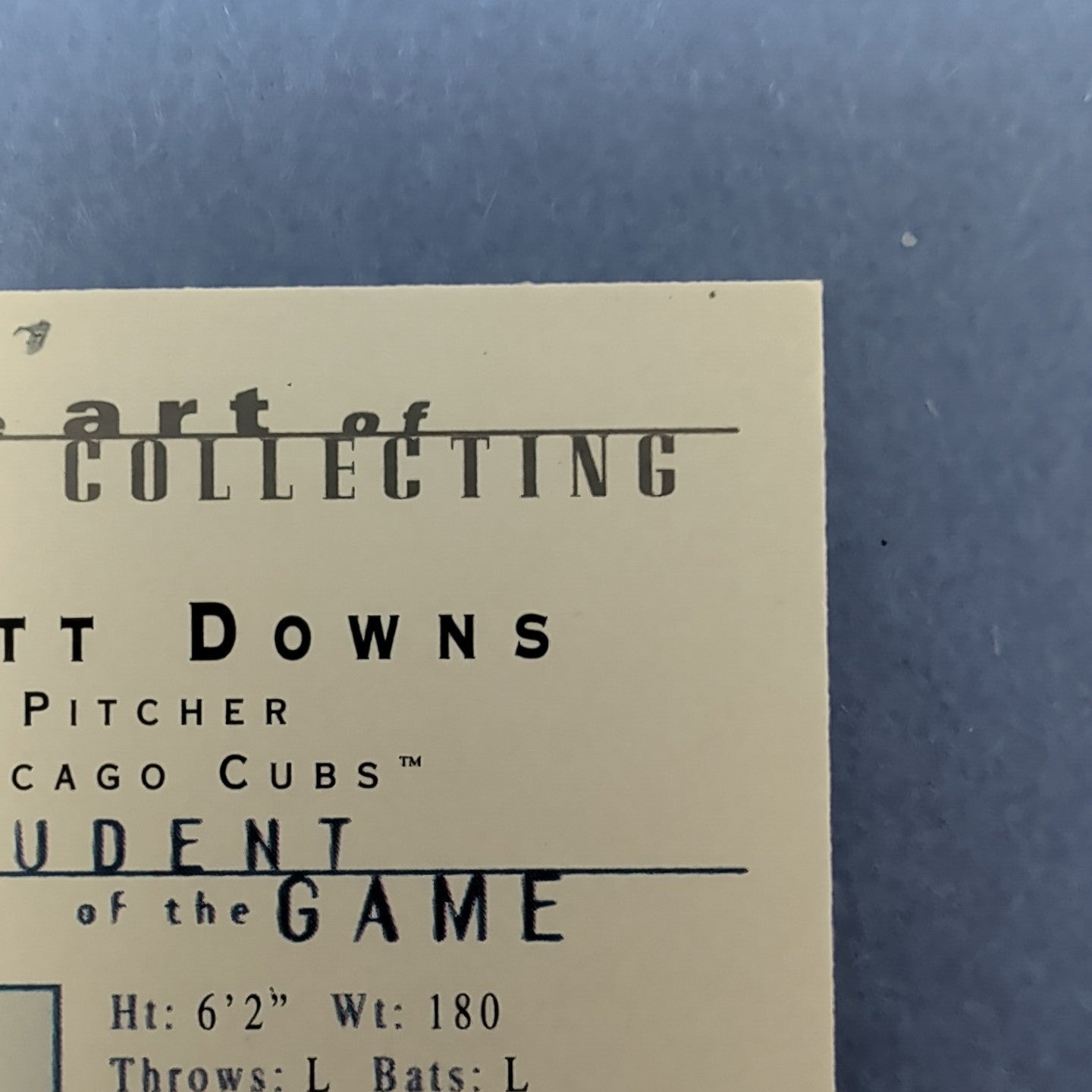 2000 Topps Gallery - Students of the Game Scott Downs #148 (RC)