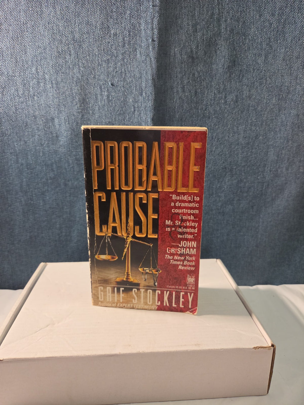 Probable Cause Grif Stockley  Paperback Gideon Page Legal Thriller Book