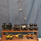 Lot Of 7 Dinosaur Monster Trucks, Vehicles Plastic