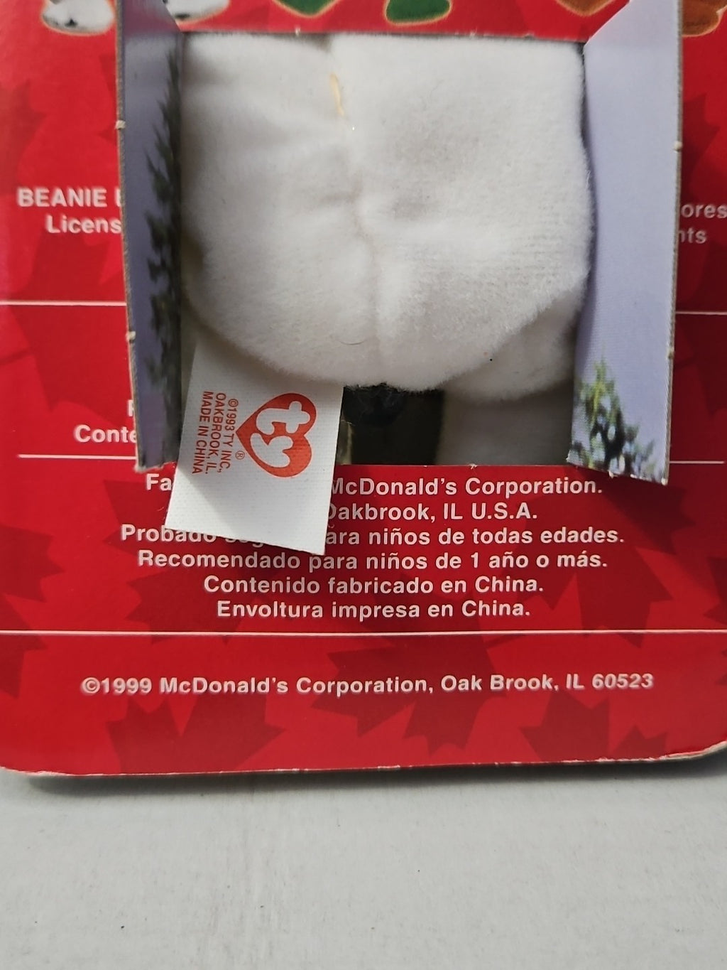 Ty Beanie Baby Maple the Bear | 1997 McDonald's Charity Exclusive