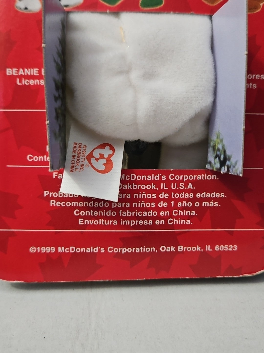 Ty Beanie Baby Maple the Bear | 1997 McDonald's Charity Exclusive