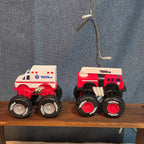 Tonka Metal Movers Monster Firetruck Ambulance Diecast 2021 Lot 2